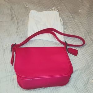 Limited Edition Fuschia Coach Saddlebag